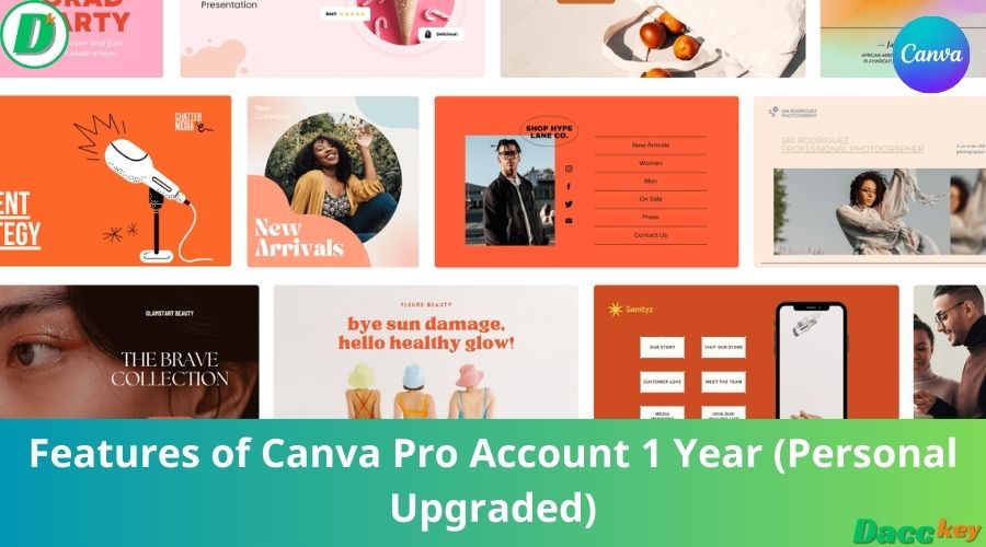 Features of Canva Pro Account 1 Year (Personal Upgraded)