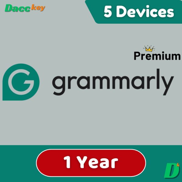 Grammarly Premium Account 1 year 5 Devices