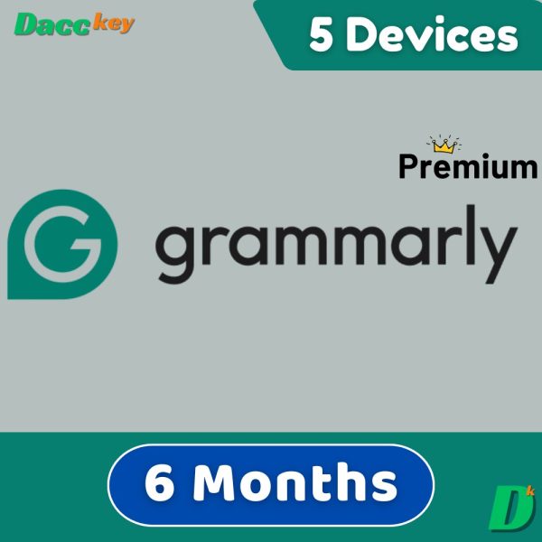 Grammarly Premium Account 6 Months 5 Devices