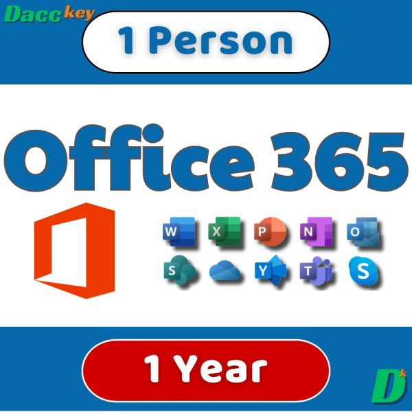 Office 365 1 year 1 User Account