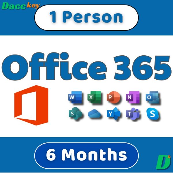 Office 365 6 Months 1 User Account