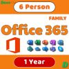Office 365 Family Account 1 Year 6 Users