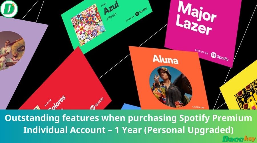 Outstanding features when purchasing Spotify Premium Individual Account – 1 Year (Personal Upgraded)