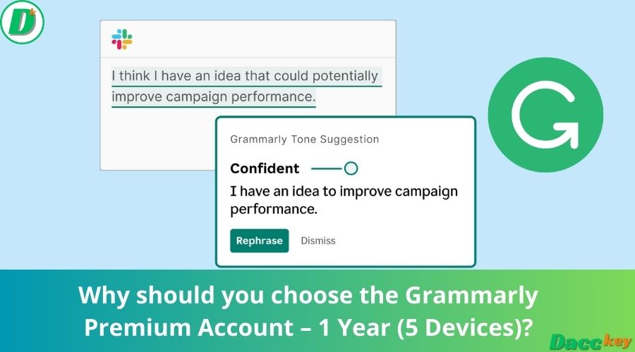 Why should you choose the Grammarly Premium Account – 1 Year (5 Device)