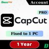 capcut pro 1 year account