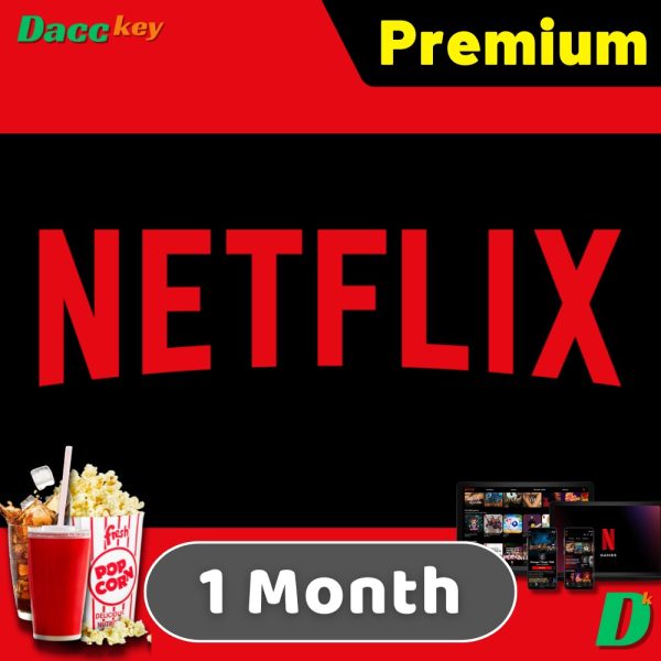netflix premium 1 month account