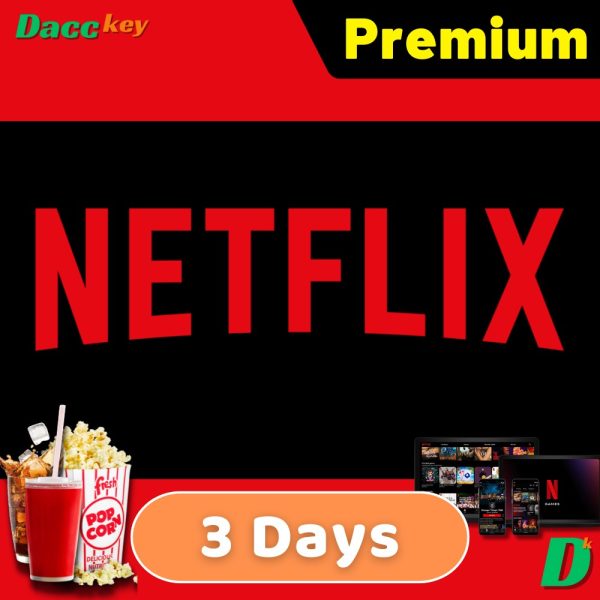 netflix premium 3 days account