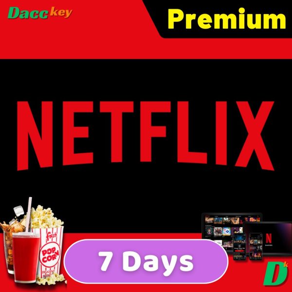 netflix premium 7 days account