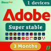 super stable adobe account 1 device 3 months