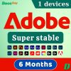 super stable adobe account 1 device 6 months