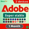 super stable adobe account 2 device 1 month