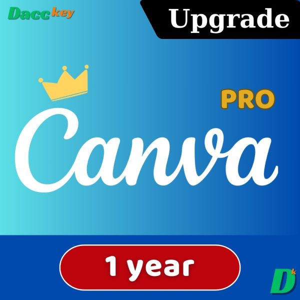 upgrade canva pro account 1 year