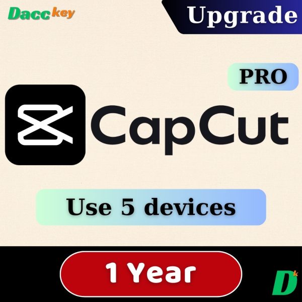 upgrade capcut pro account 1 year