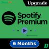 upgrade spotify premium 6 months account