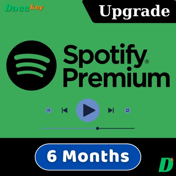 upgrade spotify premium 6 months account
