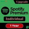 upgrade spotify premium individual 1 year account