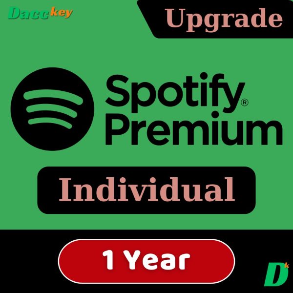 upgrade spotify premium individual 1 year account